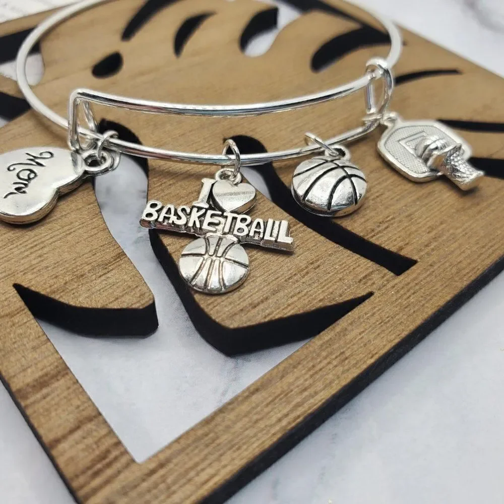 Basketball Mom Expandable Charm Bracelet